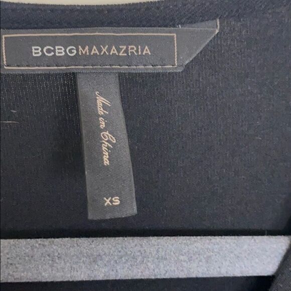 BCBGMAXAZRIA | Black Cathryn Wrap Top | XS - Picture 3 of 6